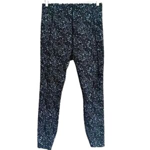 SWEATY BETTY *EUC* Power High Rise/ Full Length Leggings Celestial Dot XL